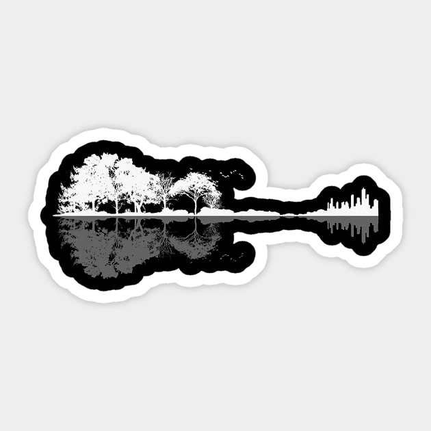 guitar nature Sticker by Thinkerman